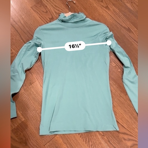 Peruvian Connection Extreme T-Neck | 96% Pima Cotton | light green - Picture 7 of 8